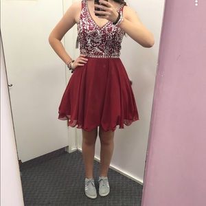 Red Homecoming Dress